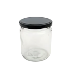 Frasco vidrio tapa metal 500ml 10,5x8,5cm - Imagen 3