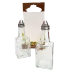 Aceitera y vinagrera vidrio x 2 unid 200 ml 19,5x5,5cm - Imagen 4