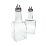 Aceitera y vinagrera vidrio x 2 unid 200 ml 19,5x5,5cm - Imagen 5