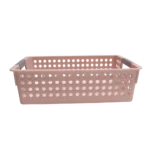 Canasto plástico calado con manija 30x21,5x8cm - Imagen 5
