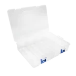 Caja organizadora plástico transparente 4 espacios 16,5x23x6cm - Imagen 5
