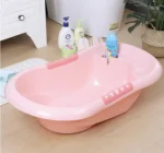 Bañito grande bebé con espacio jabón y shampoo 80x45x20cm - Imagen 5