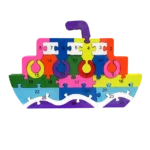 Rompecabezas didáctico madera 26 piezas numerados - Imagen 3