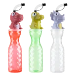 Vasorbito alto plástico infantil 600ml dinosaurios