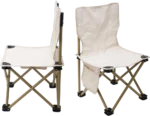 Silla camping chica plegable lona y plástico con bolsillo 58x30x30cm - Imagen 8
