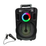 Parlante portátil bluetooth c/ micrófono micro usb y micro sd 24x18x35cm