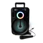Parlante portátil bluetooth c/ micrófono micro usb y micro sd 24x18x35cm - Imagen 4