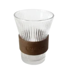 Jarra vidrio 1250ml (24,5x 13cm) c/tapa bambú + 6 vasos (20,2x 7,8cm) - Imagen 3