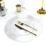 Plato llano vidrio 27cm x2cm