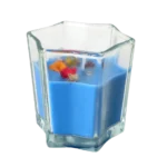 Vela aromática en vaso de vidrio 7x 7,5cm