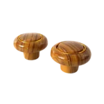 Tirador redondo para mueble 2 pcs simil madera 4cm diám - Imagen 5