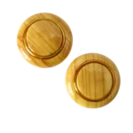 Tirador redondo para mueble 2 pcs simil madera 4 cm diám - Imagen 2