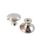 Tirador redondo p/mueble aluminio 4cm