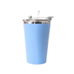 Vaso térmico  400ml acero inox c/tapa acrílico 14x 9cm - Imagen 3