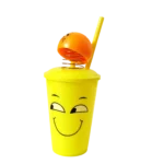 Vasorbito plástico caritas c/sorbito 400ml 8x12,5cm - Imagen 3