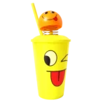 Vasorbito plástico caritas c/sorbito 400ml 8x12,5cm - Imagen 4