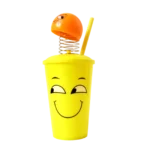 Vasorbito plástico caritas c/sorbito 400ml 8x12,5cm - Imagen 6