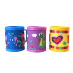 Taza plástico 3D infantil 350ml 8x 9cm - Imagen 4