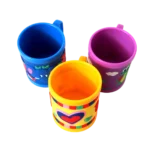 Taza plástico 3D infantil 350ml 8x 9cm - Imagen 6