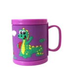 Taza plástico 3D infantil 350ml 8x 9cm - Imagen 3