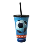 Vasorbito plástico soccer c/sorbito 600ml 9x 16cm - Imagen 2