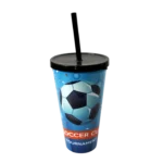 Vasorbito plástico soccer c/sorbito 600ml 9x 16cm - Imagen 5