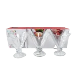 Copa p/helado vidrio 200ml  x 3 unidades 12x 12,5cm alto - Imagen 5