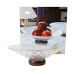 Centro mesa vidrio c/pie rectangular 27x 14x 9,5cm - Imagen 5