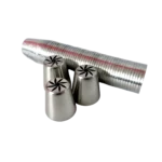 Pico para decorar acero inox. 3,5x 4,5cm