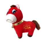 Caballo Peluche “Caballo llorón” de felpa con sonajero 24x 24cm - Imagen 2